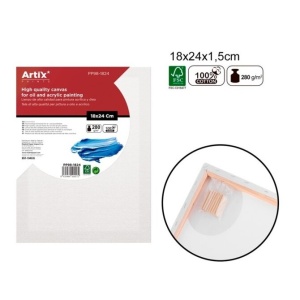 Panza pictura bumbac <50cm 280g pe sasiu de 1,5cm Artix PP98 - Img 2