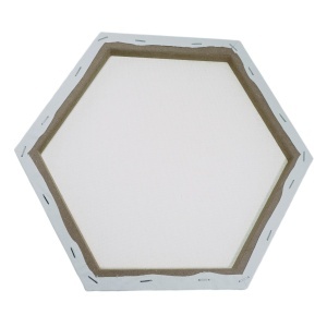 Panza pictura pe sasiu hexagonal latura 15cm 30x26x1,5cm Colorarte P2544 - Img 2