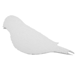Pasare polistiren dens 20x9x2cm