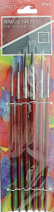 Pensula par ponei varf rotund 6/set Daco PN6