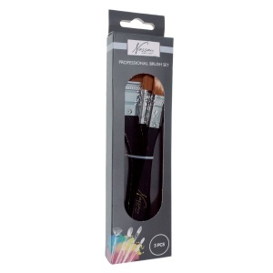Pensula sintetica tip bidinea 1,2-2,5-5cm 3/set Nassau AR0804/24GE