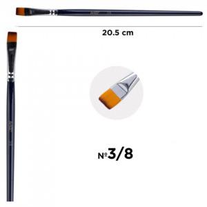 Pensula sintetica varf drept coada scurta Artix PP343 - Img 3