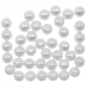 Perla plastic alba 10mm 20g