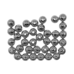 Perla plastic argintie 10mm 20g