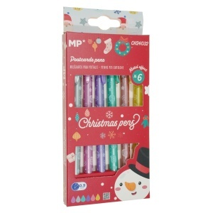 Pix gel metalizat 0,9mm 6 culori/set MP CH24032
