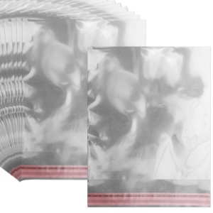 Punga transparenta cu clapeta adeziva 43x43/47cm 20/set