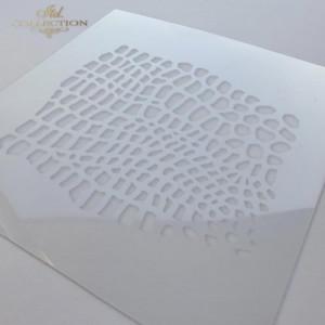 Sablon plastic 16x16cm ITD ST0011B - Img 2