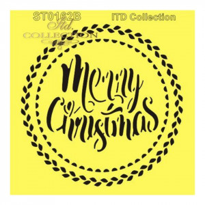 Sablon plastic 16x16cm ITD ST0162B