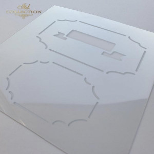 Sablon plastic 16x16cm ITD ST0212A - Img 2