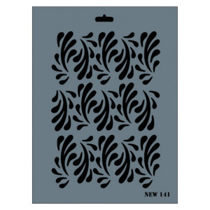 Sablon plastic Model tapet 25x35cm Rich NEW 141