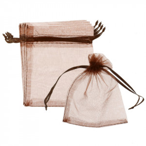 Saculet organza 8,5x9/11,5cm 5/set - Img 10
