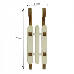 Saniuta placaj 7,5x2,4x1,7cm 2/set - Img 2