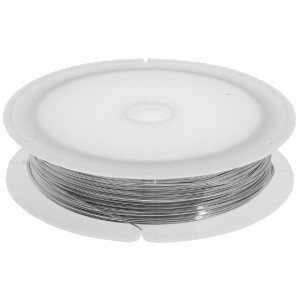 Sarma de modelaj argintie 0,4mm x 12m/rola