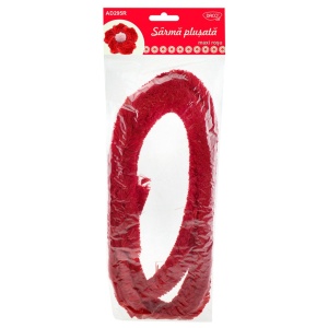 Sarma plusata 30mm x 180cm Daco rosu AD295R