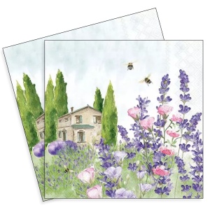 Servetel Casa si gradina cu flori 33x33cm 2/set 13319840