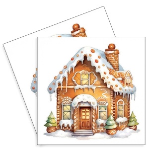 Servetel Casuta turta dulce 33x33cm 2/set 33319150
