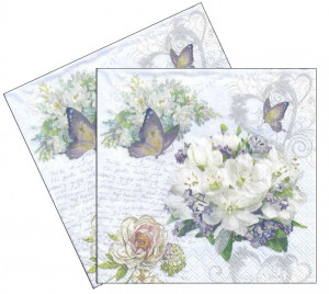 Servetel Floarea iubirii 33x33cm 2/set 13314085