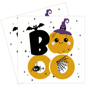 Servetel mesaj halloween 33x33cm 2/set 203240