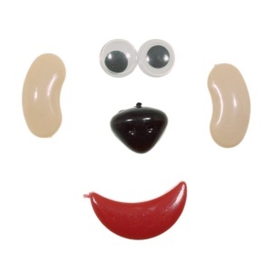 Set ochi/ureche/gura/nas plastic 1-2,5cm 12buc/set culori diverse AAA249 - Img 2