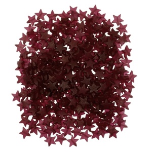 Steluta plastic cu gaura 1,5cm rosu 300/set Canea GMG41440