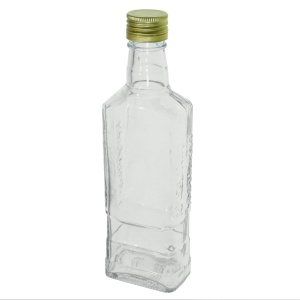 Sticla model traditional cu capac aluminiu 250ml 4,2x6x20,6cm (PP 28 CH)