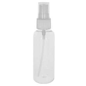 Sticluta plastic transparent capac cu pulverizator 90ml 088575