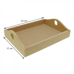 Tava mdf dreptunghiulara 23x17x6cm TMDF1 - Img 2