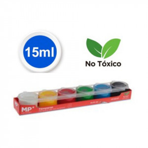 Tempera 6 culori x 15ml/set MP Colours PP162-01 - Img 2
