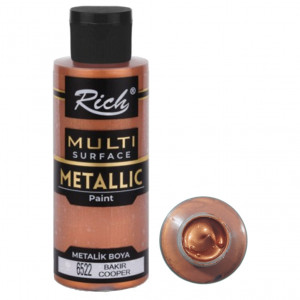 Vopsea acrilica multisuprafete metalizata 120ml Rich MSM-120 - Img 4