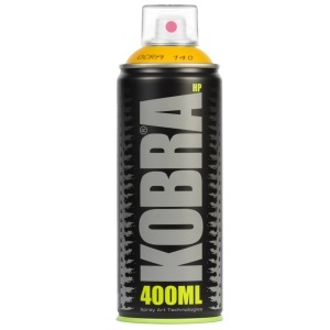 Vopsea acrilica spray 400ml Kobra HP galben auriu 140