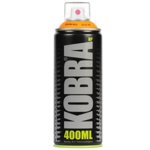 Vopsea acrilica spray 400ml Kobra HP portocaliu mediu 220