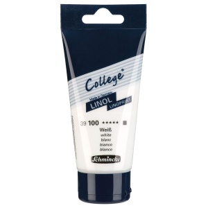 Vopsea linogravura 75ml College Linol Schmincke alb 100