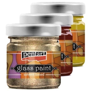 Vopsea sticla metalizata opaca 30ml Pentart 2651*