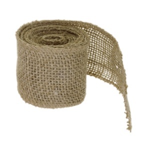 Banda iuta natur 5cm x 2m