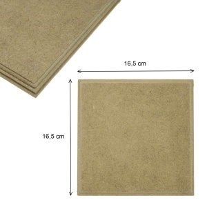 Blat mdf patrat cu margine 0,7cm ZP575/577 - Img 2