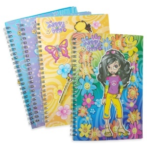 Caiet tip jurnal cu spira si abtibilde A5 36 file modele diverse Creative Craft TA7-453