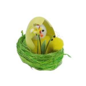 Cuib cu pui in coaja ou model-2 5cm 079810