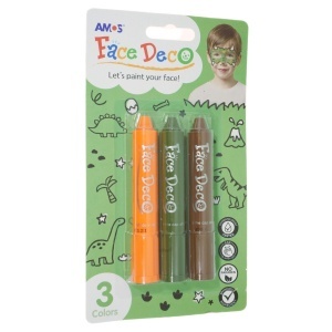 Culoare pentru fata maro/kaki/portocaliu 3/set Amos piratfd5b3b F296