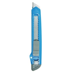 Cutter maner albastru retractabil latime 1,2cm C384
