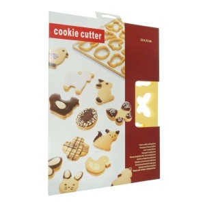 Decupator simultan plastic 2x10 modele Paste/primavara 23x33cm T09500
