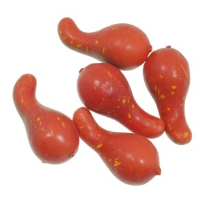 Dovleac polistiren portocaliu 6x3cm 5/set