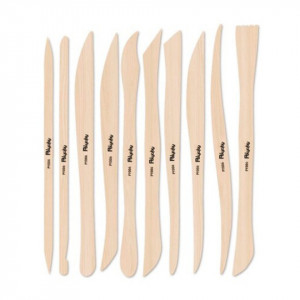 Ebosor lemn pentru modelaj 10/set Artix PY006 - Img 2