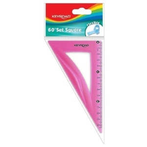 Echer plastic 14cm flexibil fucsia 30/60 grade Keyroad KR970958 e259
