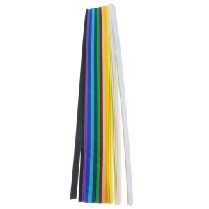 Fasii quilling multicolor 10x250mm 120g/mp 216 buc