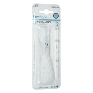 Fermoar 30cm alb 5201347 KmtStyle