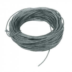 Fir bumbac cerat gri deschis 1mm x 10m