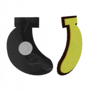 Fructe pasla - banane 5-7cm 7/set s0187 - Img 2