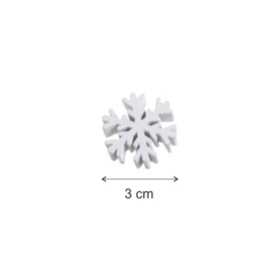 Fulg placaj alb 3cm 36/set Canea 129CAN151081-2,5W - Img 2