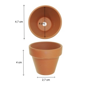 Ghiveci ceramica 4cm 10/set 100104K - Img 2
