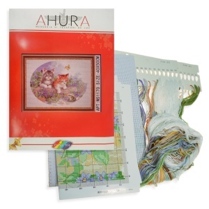 Goblen etamina cu ac si ata -pisicute- 40x50cm M51170